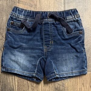 Tucker and Tate baby boy denim shorts size 12 months.